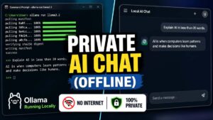 How to run a private AI Chat locally using Ollama and Open WebUI